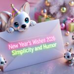 New Year's wishes simplicity and humor